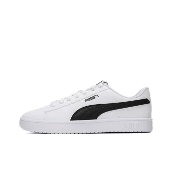 PUMA Rickie Anti Slip Wear Resistant Low Top Skateboard Shoes Unisex White Black
