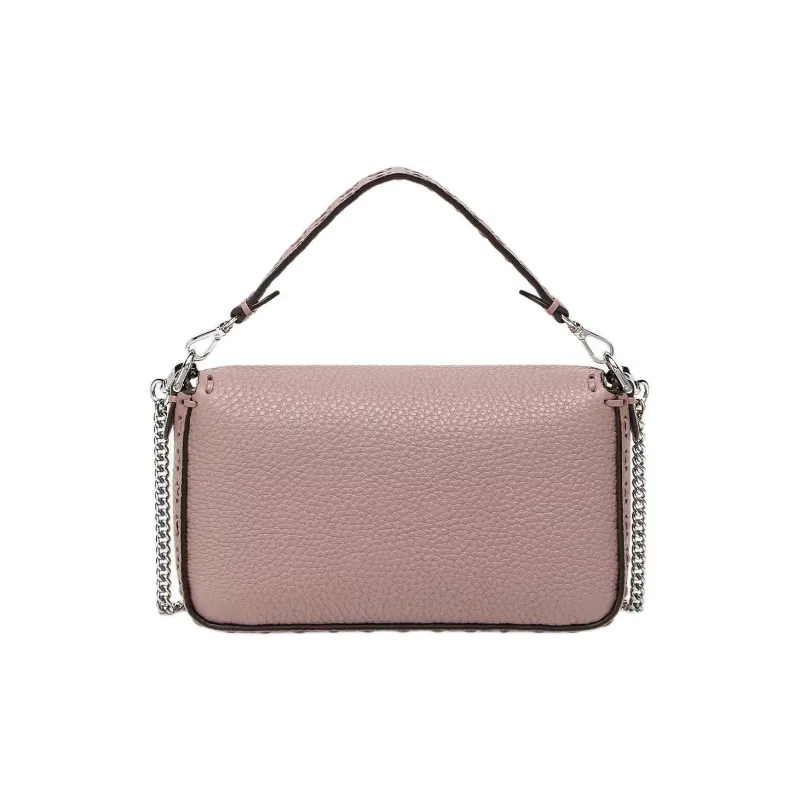 FENDI Baguette Calfskin Shoulder Bag, Crossbody Bag, Handbag Mini Women's Pink Purple-2