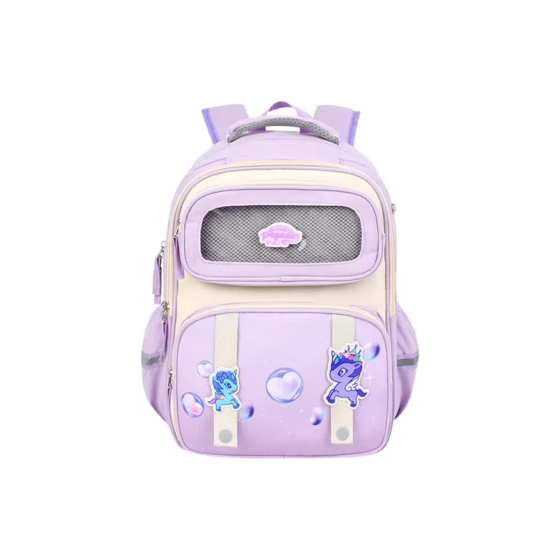 YOME Polyester Student Bag Regular Women's Pink/Purple-5