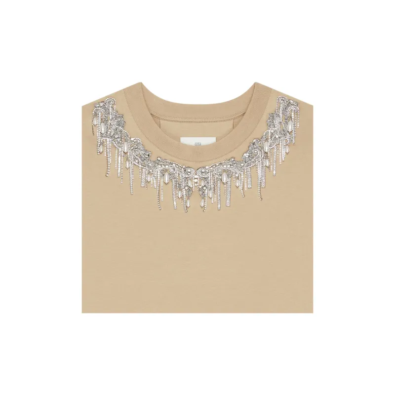 GIVENCHY T-Shirt Men's Beige Cappuccino-3