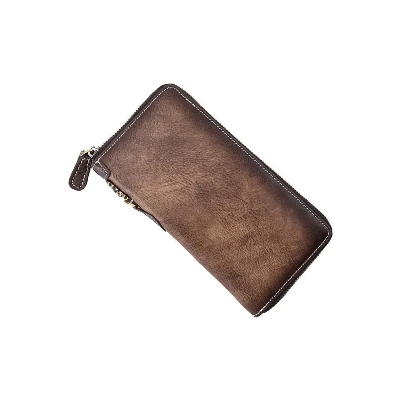 LARTIGENT Top Grain Cow Leather Wallet Men's Multicolor-1