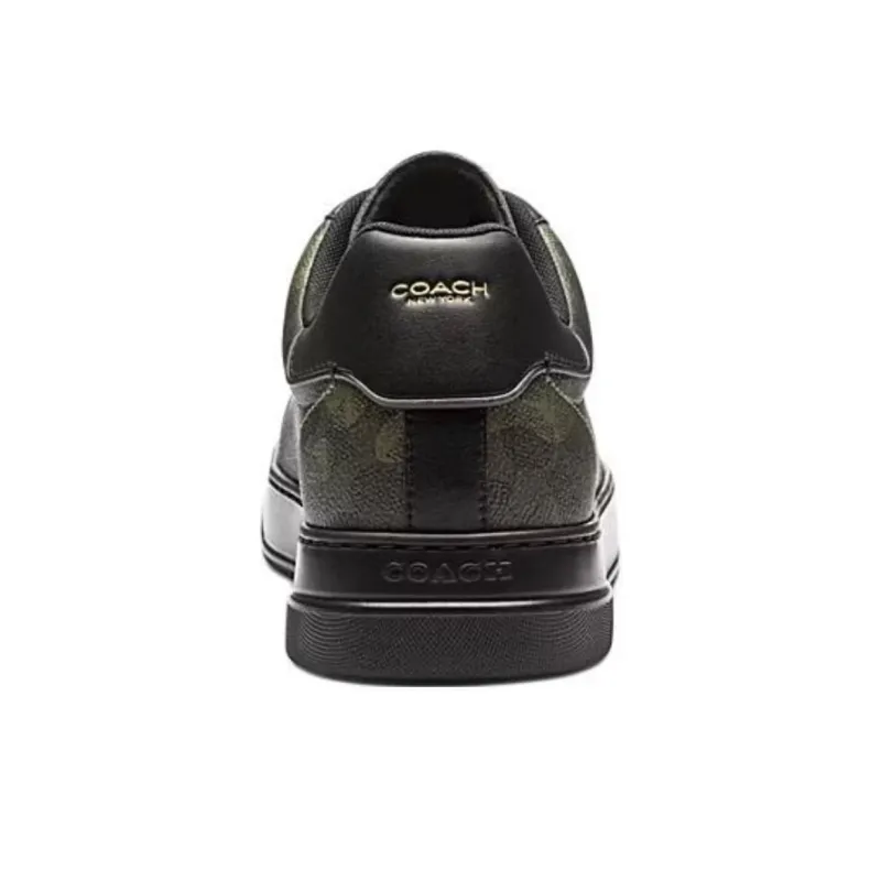 COACH Highline Low Top Skateboard Shoes Men's Black-3