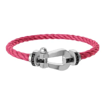 FRED 18K White Gold Bracelets Men's Rose Red