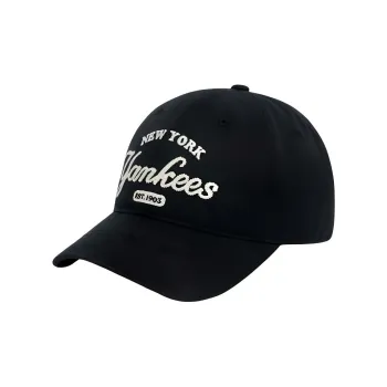 MLB Cotton Baseball Caps Unisex Black