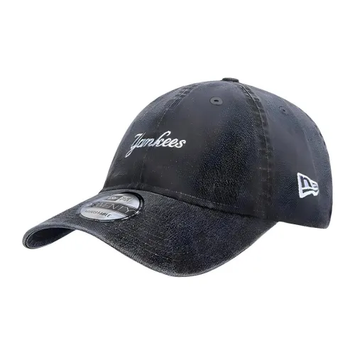 New Era Embroidered Letter Polyester Baseball Cap Gray
