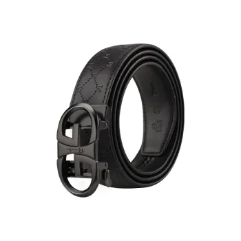 15 MINS Cow Split Leather Belts Men's Width 3.5cm