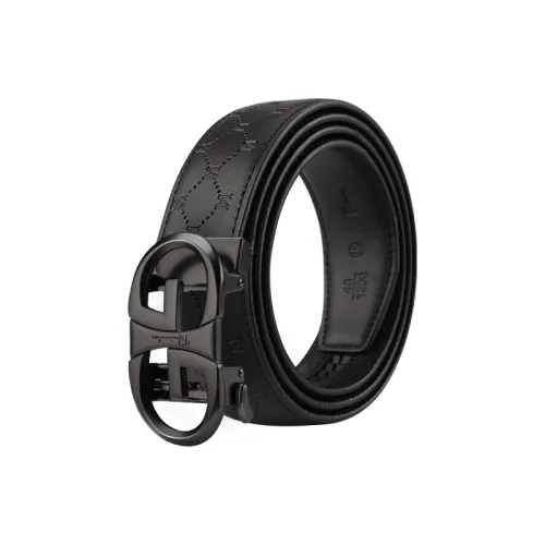 15 MINS Cow Split Leather Belts Men's Width 3.5cm
