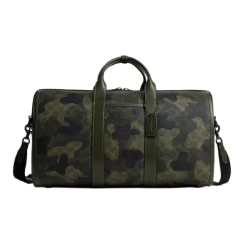 COACH Gotham Coated Canvas Travel Bag Men's Army Green