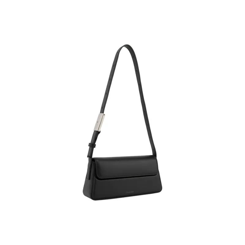 CALVIN KLEIN Synthetic Material Shoulder Bag Medium Size Women's Space Black-1