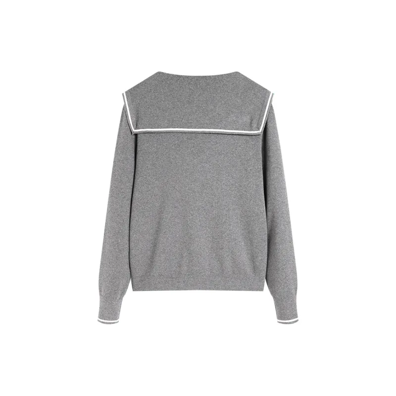 AMAZING SONG Knitwear Women's Minimalist Gray-1