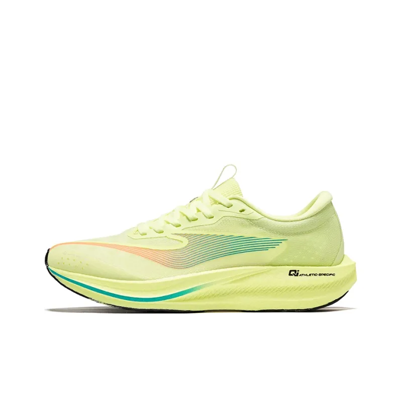 Erke Extreme Wind 2.0 Plus Cushioning Rebound Low Top Casual Running Shoes Men's Yellow-0