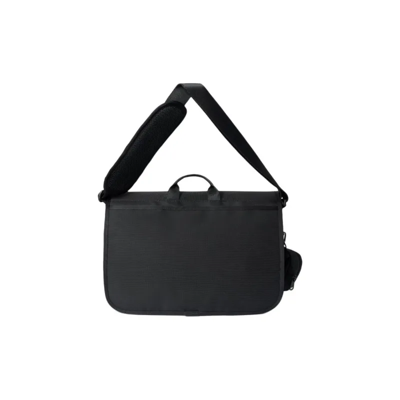 FILA Nylon Messenger Bag, Shoulder Bag, Crossbody Bag, Handbag Trumpets Unisex Black-1
