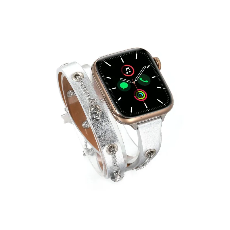 LOVINGCOOL Watch Band Apple Compatibility Genuine Leather Material-8