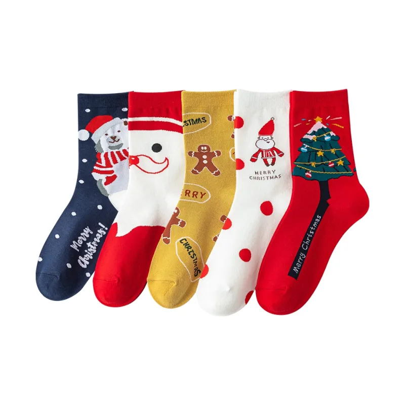 Montagut Mid Calf Socks Women's 5 Pack-3