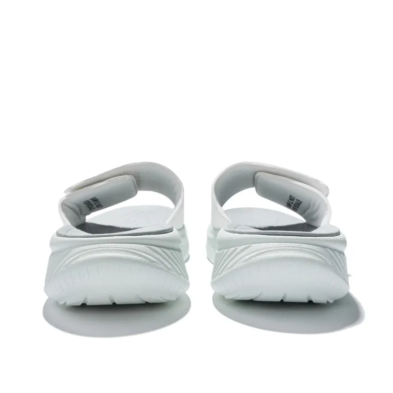 FILA Float Slip Resistant Abrasion Resistant Slide Slippers Unisex White Blue-3