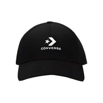 Converse Cotton Baseball Caps Unisex Black