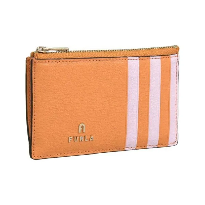 Furla Leather Wallet Women's Orange-1