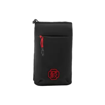 LiNing Rijin Doujin Collection Polyurethane Cell Phone Pouch Unisex Black