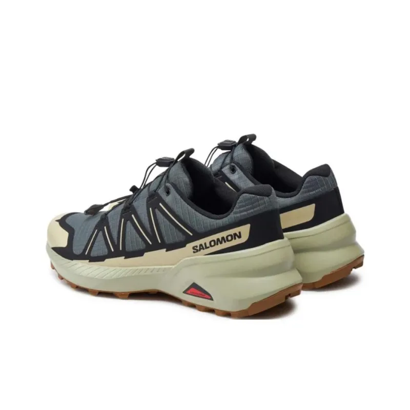 SALOMON Anti Slip Wear Resistant Low Top Casual Running Shoes Men's Gray-3