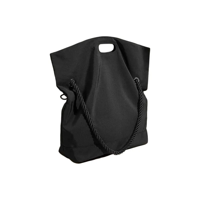 ST&SAT Fabric Crossbody Clutch, Shoulder Bag Regular Unisex Black-2
