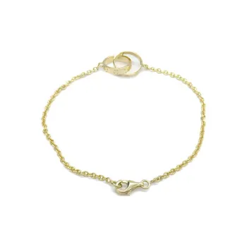 Cartier 2010s 18kt Yellow Gold Baby Love Bracelet