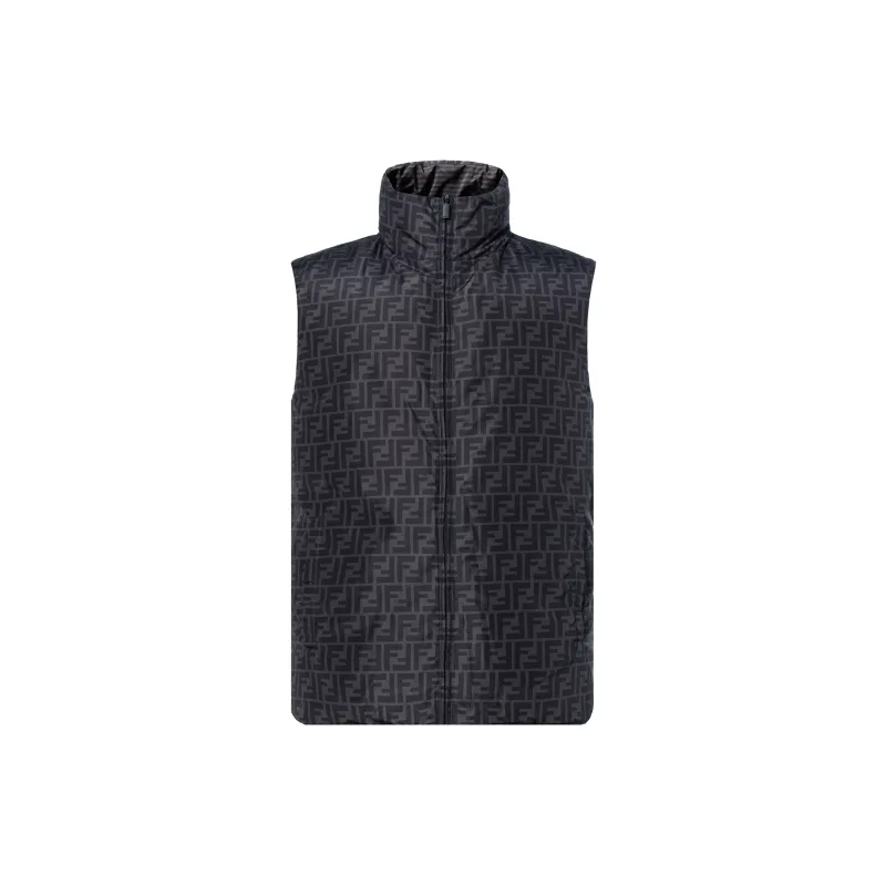 FENDI Vests Men Black-1