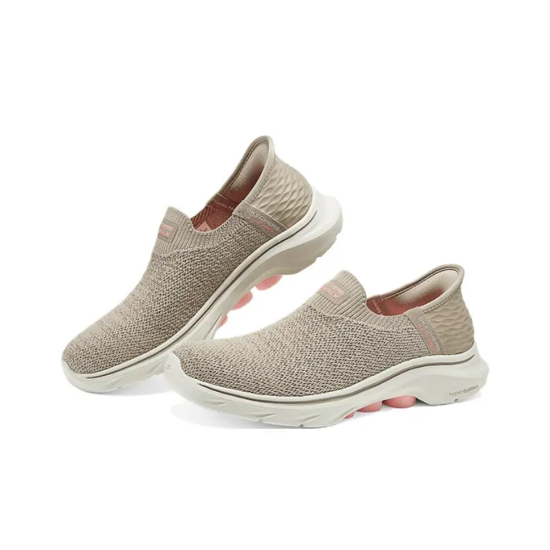 Skechers WOMEN'S GO WALK Slip Resistant Breathable Low Top Casual Shoes Women's Taupe-2