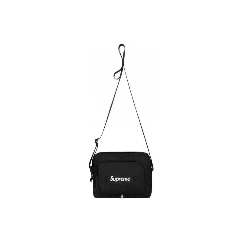 Supreme Nylon Crossbody Bag, Shoulder Bag Regular Unisex Black-1