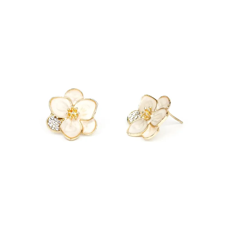 HYMAN KEVIN Enamel Synthetic Cubic Zirconia Alloy Earrings Women's-2