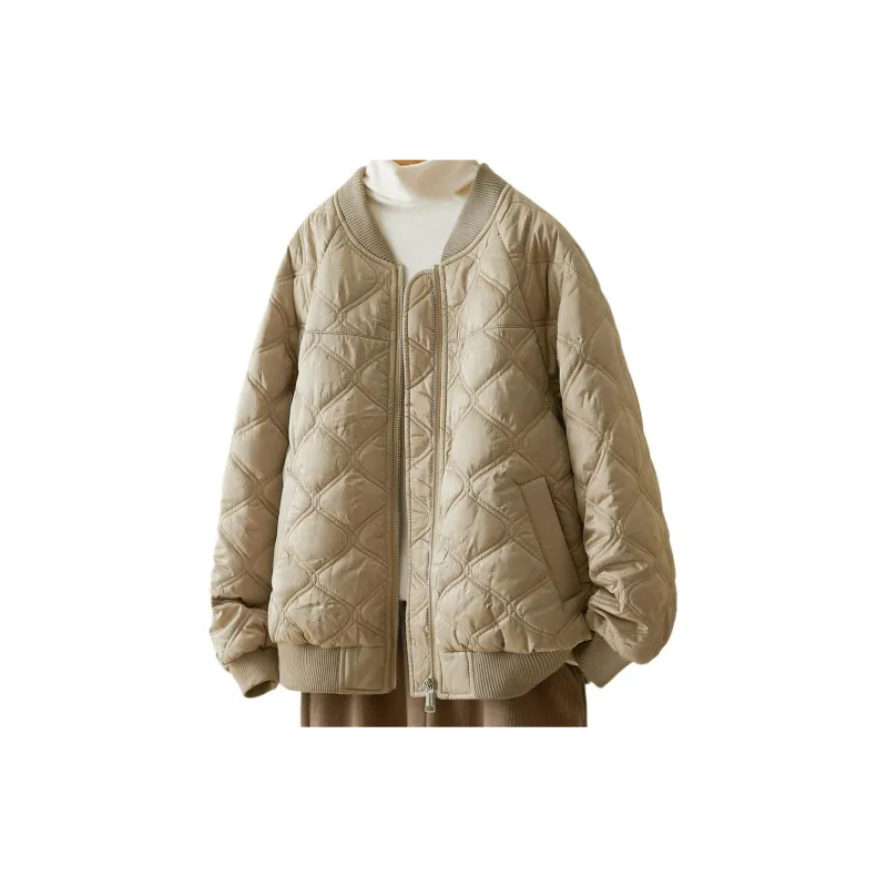 IHIMI Puffer Jacket Women's Khaki Green-2