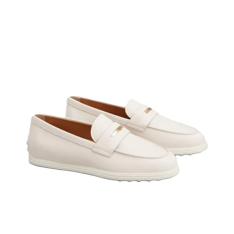 TOD'S Beanie Shoes Women's White-2
