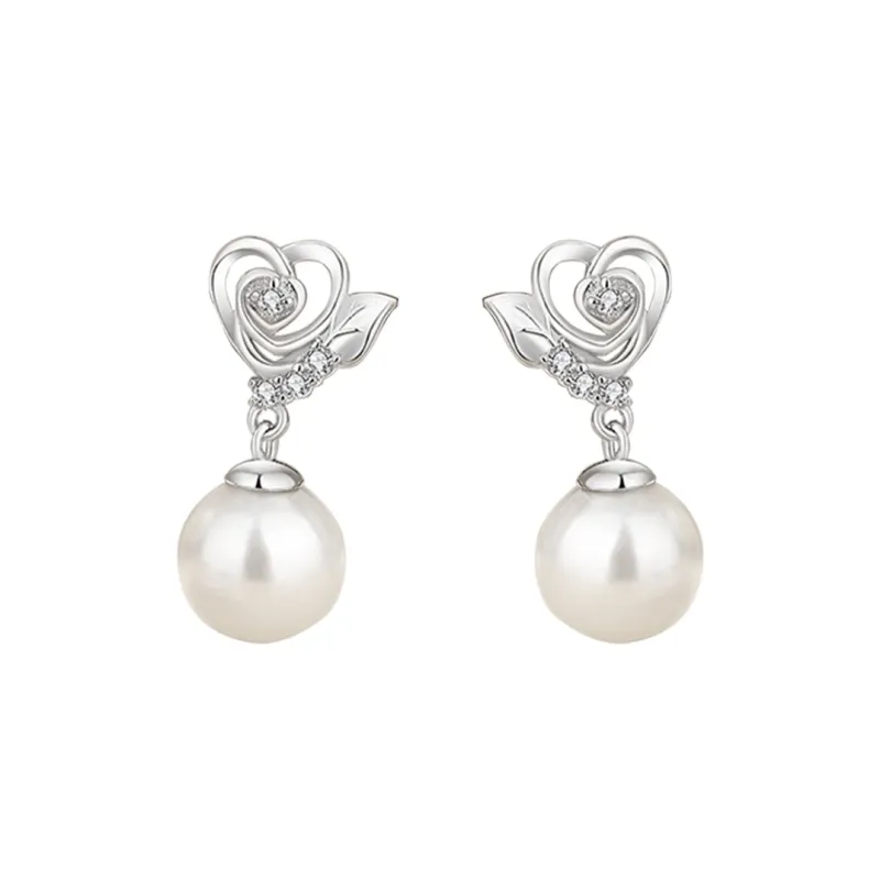VEODO 925 Sterling Silver Earrings Women's-1