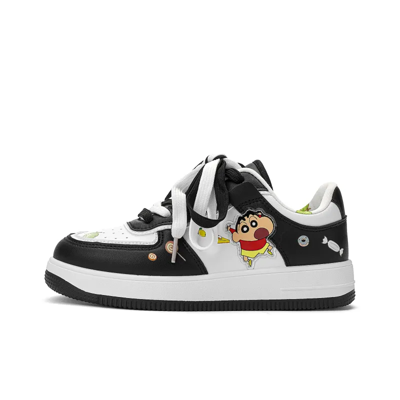 Crayon Shinchan Low Top Skateboard Shoes Unisex-26