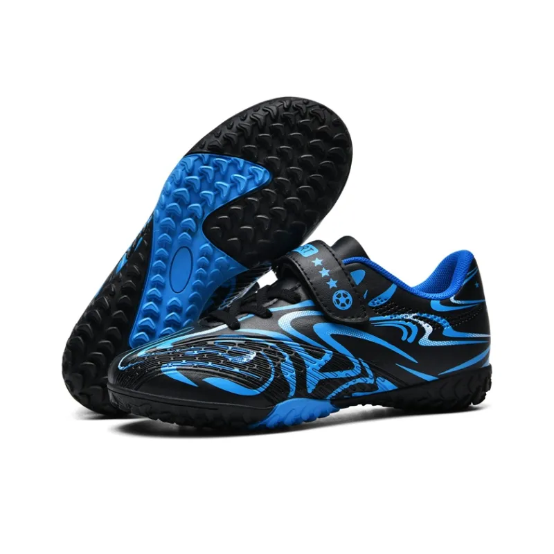WEJIESS TF Rubber Broken Studs Artificial Ground Soft Ground Firm Ground Anti-Slip Wear-Resistant Soccer Shoes Unisex-3