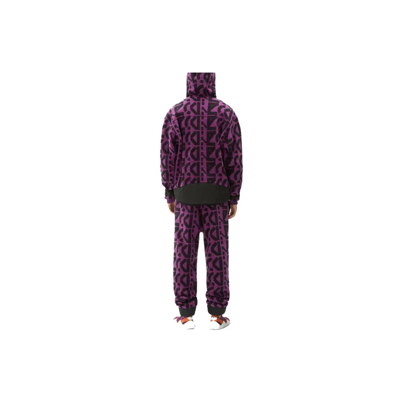 KENZO Allover Monogram Zipped Hoodie-3