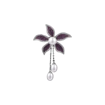 Lan Ying Austrian Crystal Brooches Women's