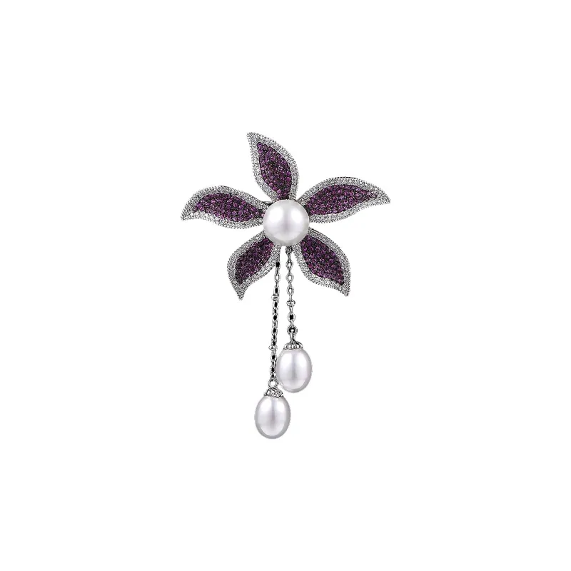Lan Ying Austrian Crystal Brooches Women's-0