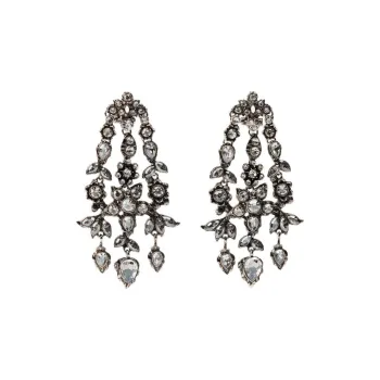 ZARA Zinc Earrings Women's Antique Gold