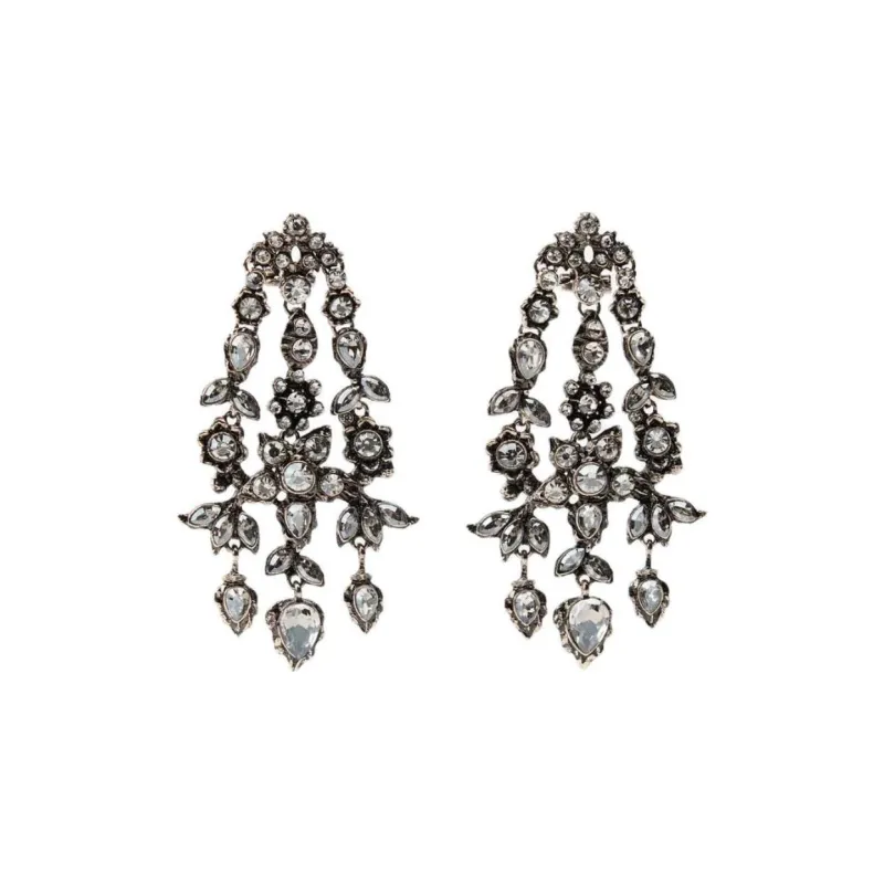 ZARA Zinc Earrings Women's Antique Gold-0