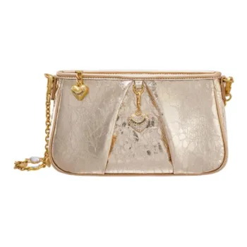 JUZI Synthetic Leather Shoulder Bag Small Size Women's Multicolor