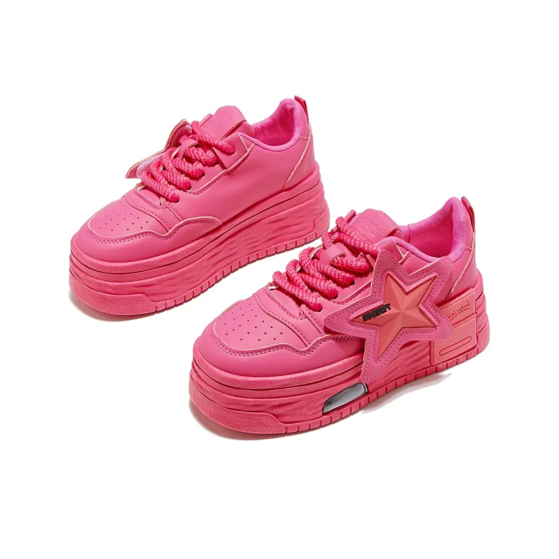 Georgina Goodman Breathable Lightweight Slip-Resistant Height Increasing Low-Top Casual Skateboard Shoes Women's-8