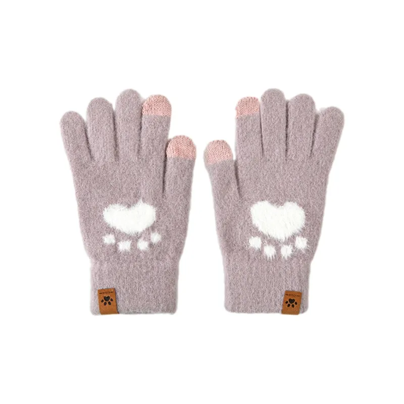 Mulinsen Cashmere Knit Gloves Unisex-0