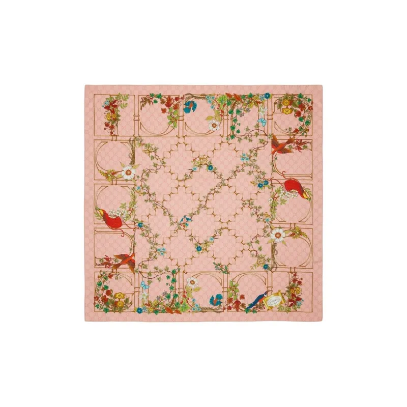 GUCCI Floral Print Scarf-0