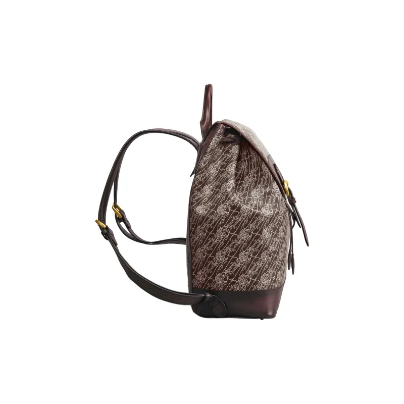 BERLUTI Canvas Backpack Men's Brown-2