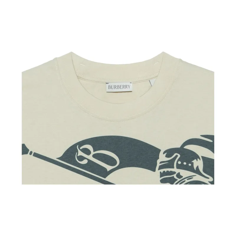 Burberry EKD print Cotton T shirt-10