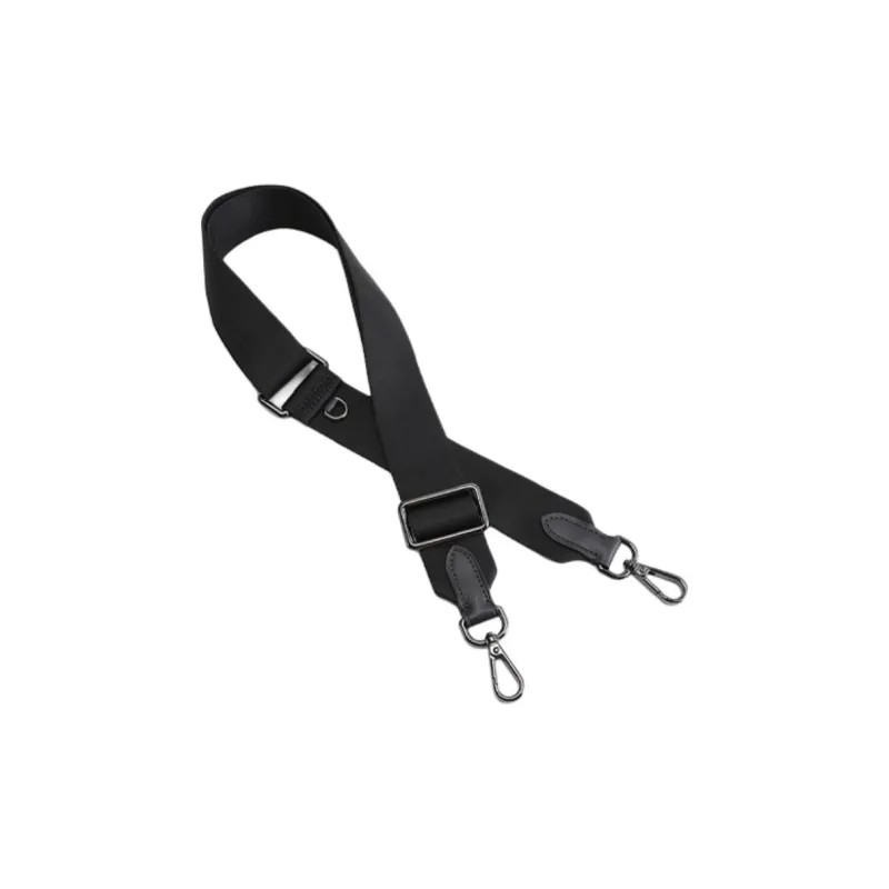 Canvas Shoulder Strap Clutch One Shoulder Chain Accessories Bag Strap Unisex Black-1