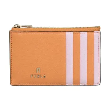 Furla Leather Wallet Women's Orange
