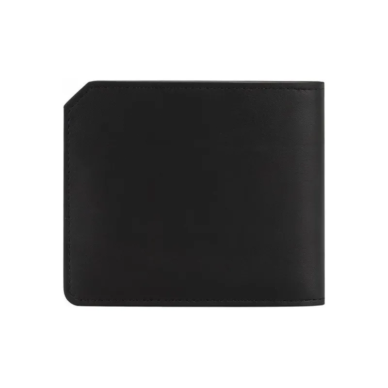 MONTBLANC Cow Leather Cropped Leather Clip Wallet Men's Black-2