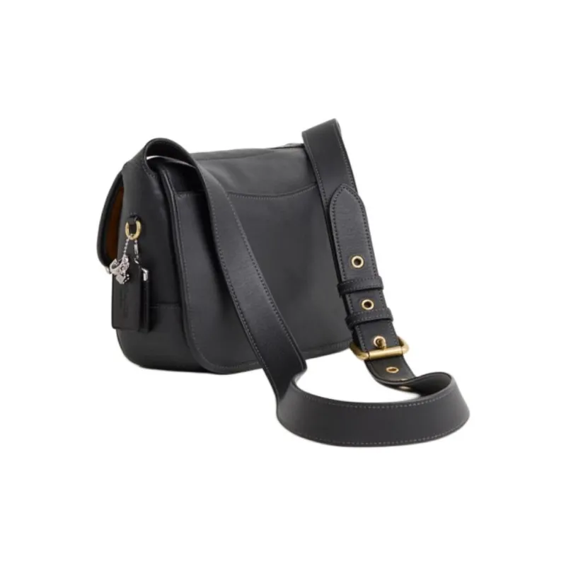 COACH TabbyMessenger Gloves Made Of Tanned Leather Envelope Bag Crossbody Bags Medium Size Women's Black-2