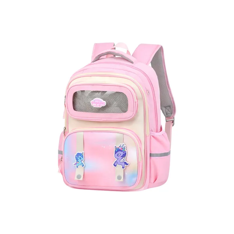 YOME Polyester Student Bag Regular Women's Pink/Purple-1